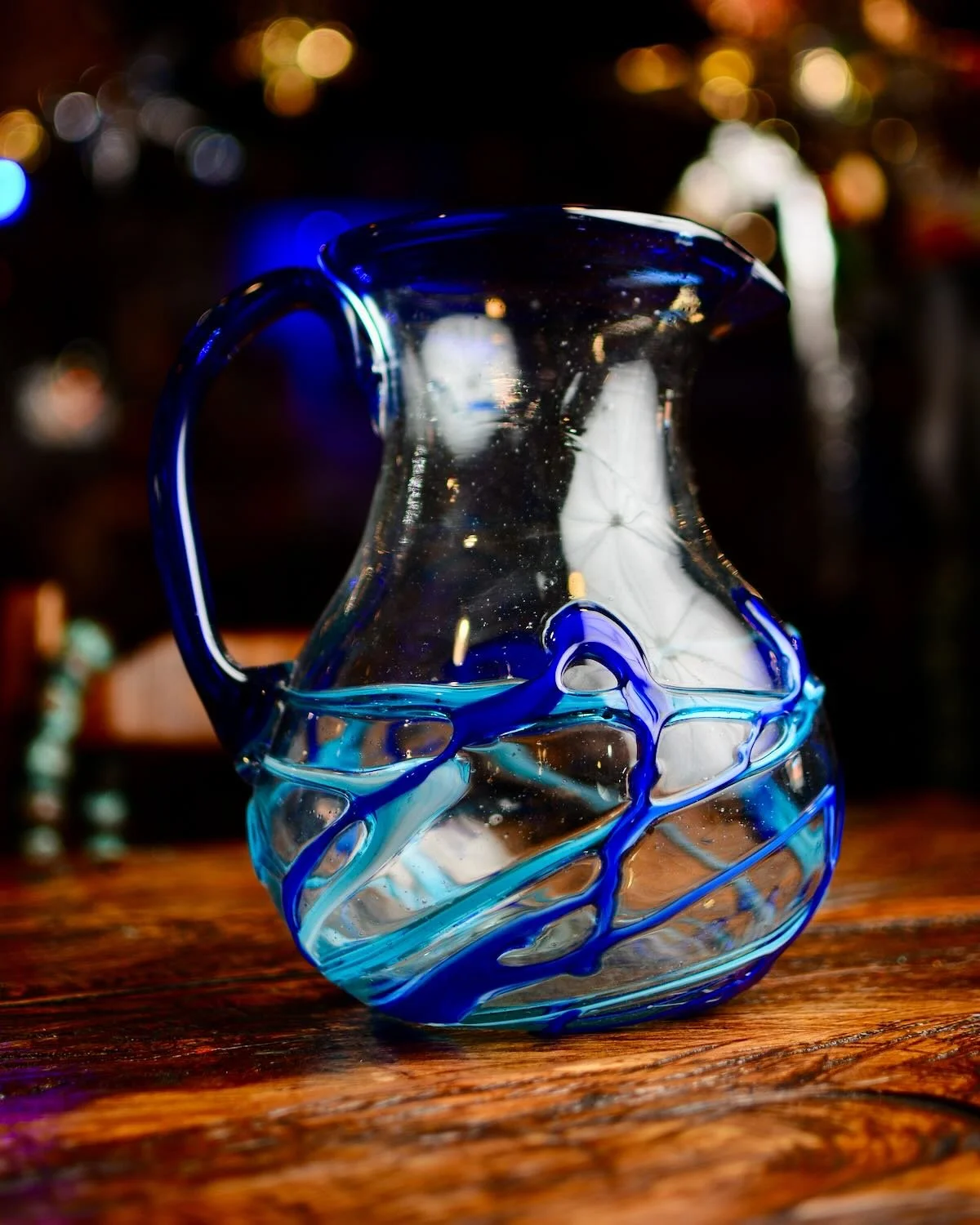 Cobalto y Azul Claro Pitcher & Glassware Set