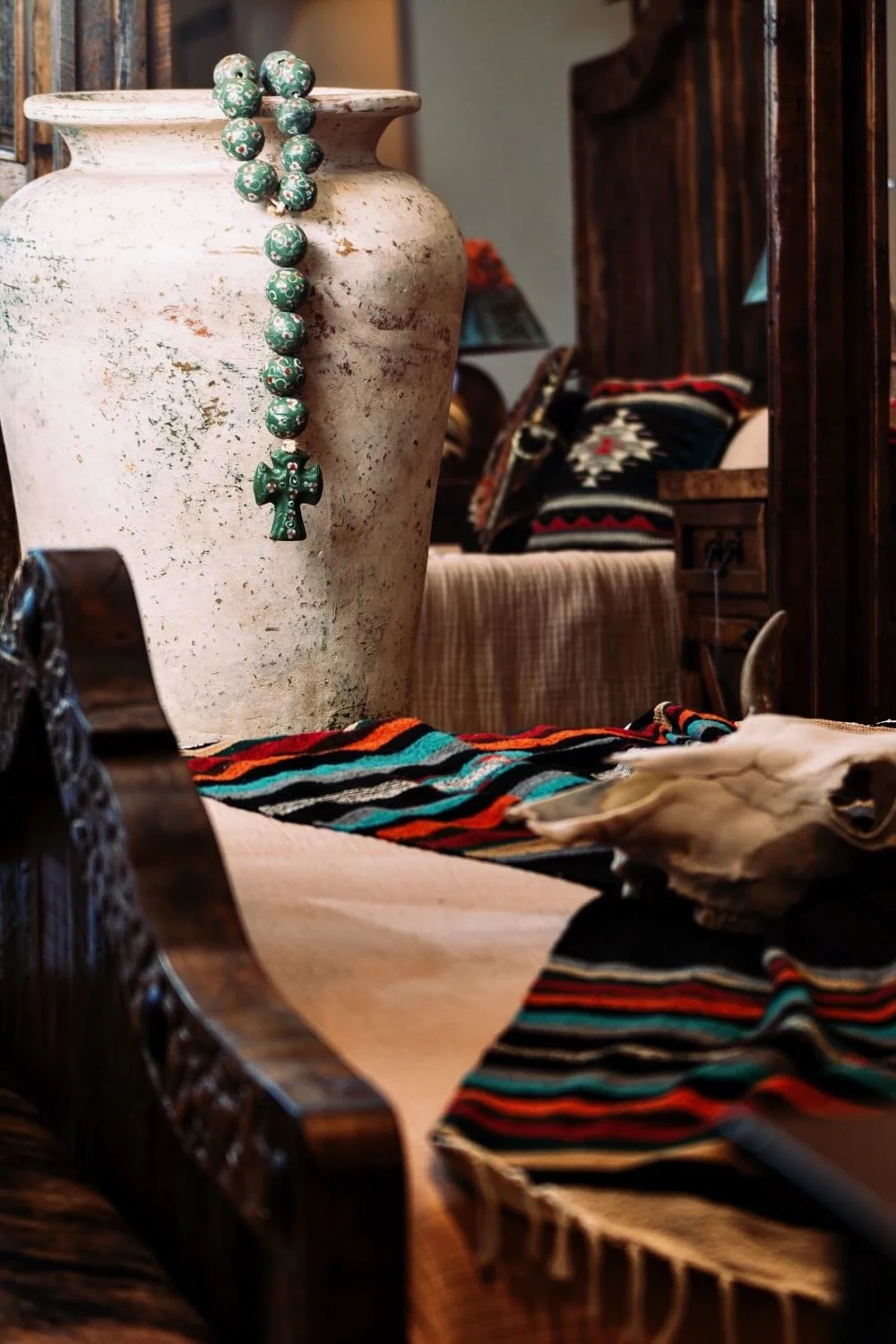 The beautiful showroom at Milagros Rústicos in Arizona.