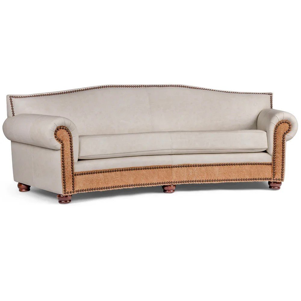 Point Dume Leather Trim Sofa