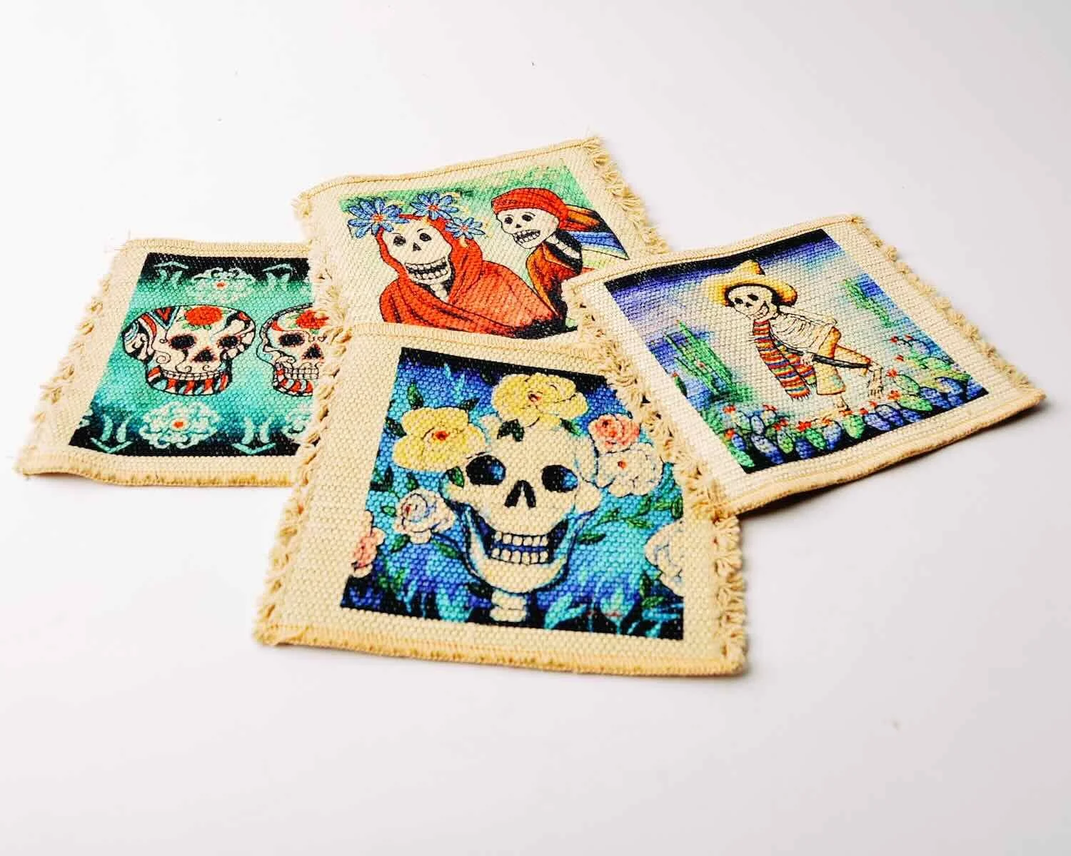 Dia de los Muertos Drink Coasters