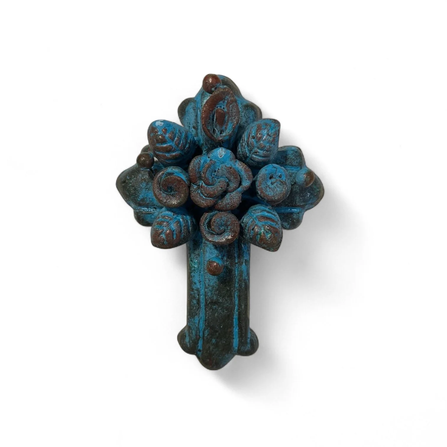 Cruz de Flores Azules