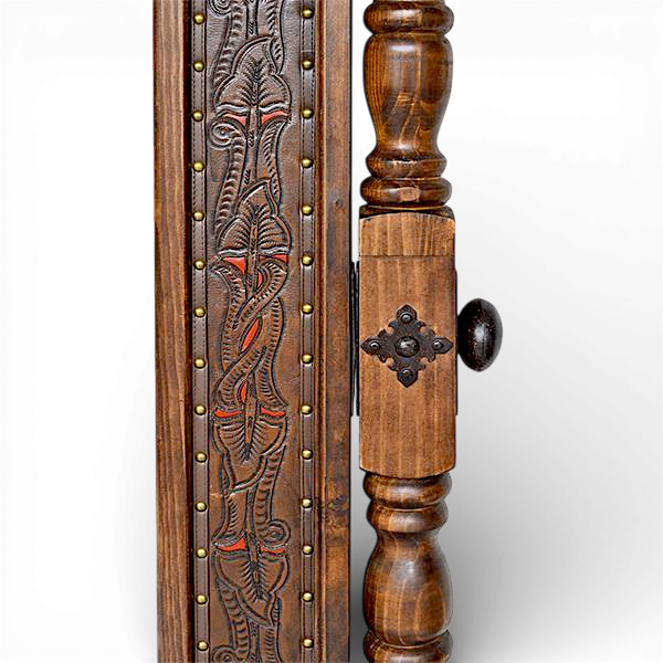 Santana Tooled Leather Hall Tree
