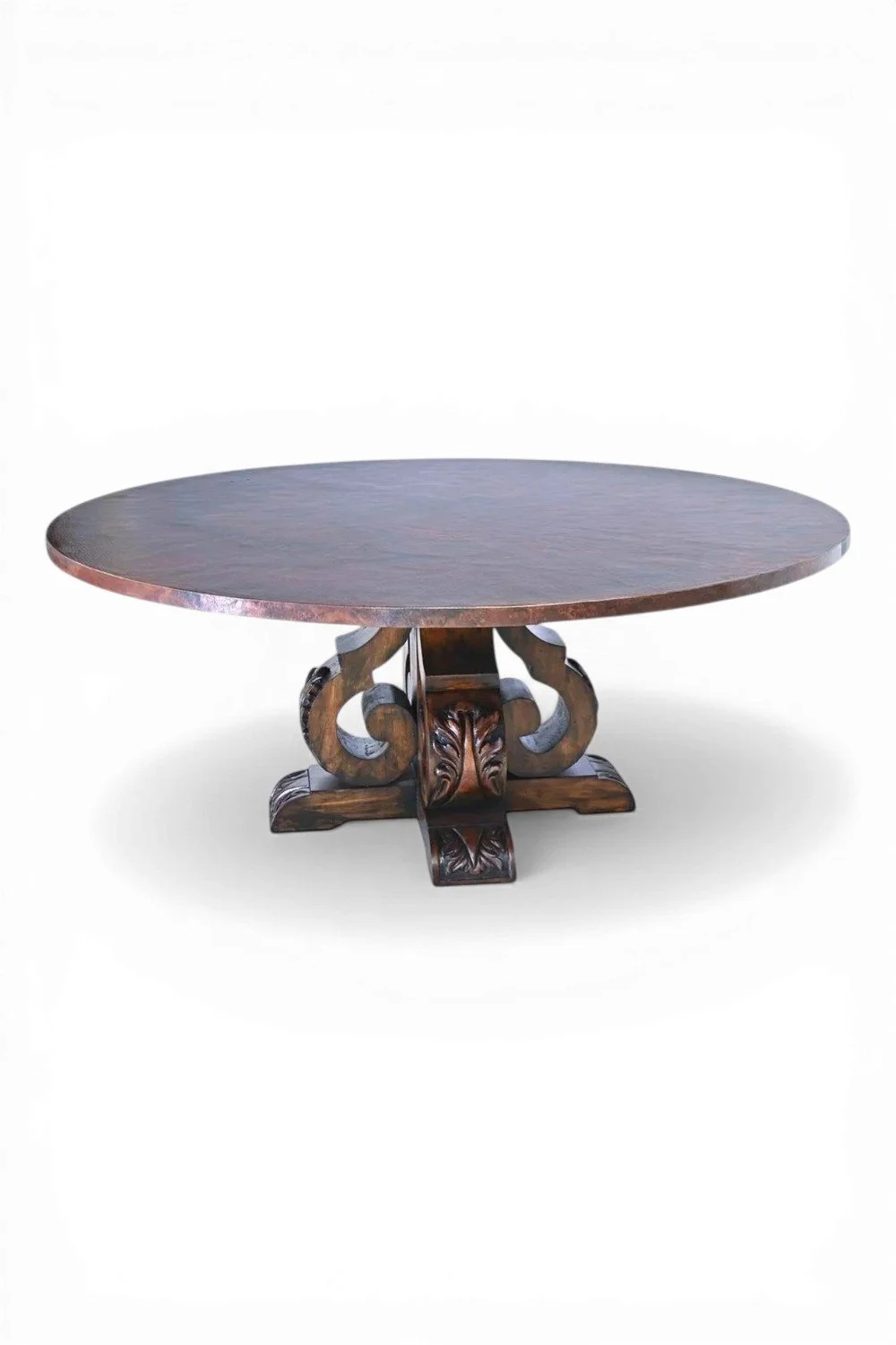 Elegante Hacienda Real Copper Dining Table