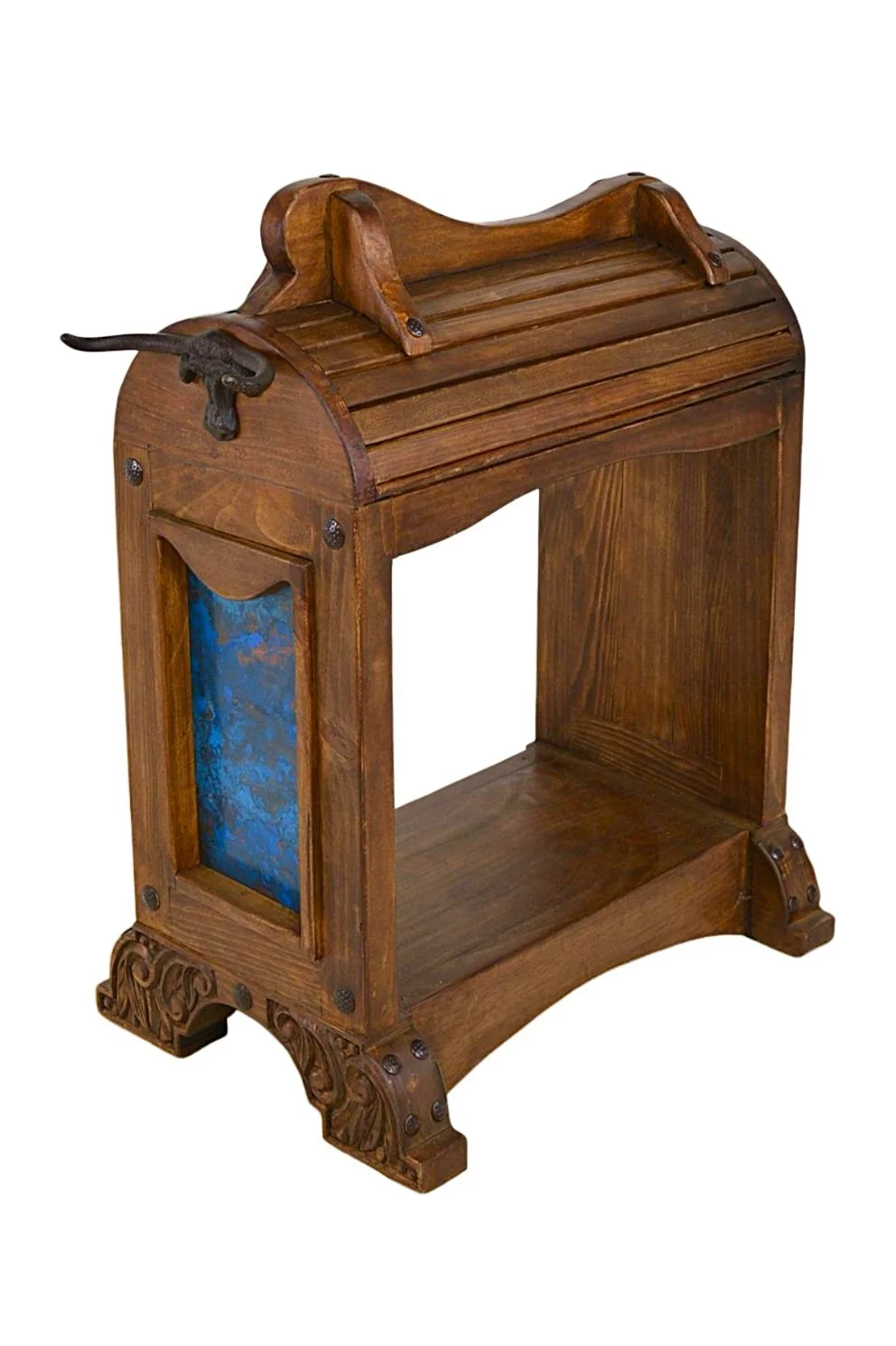 Villa de Ramos Turquoise Copper Saddle Stand