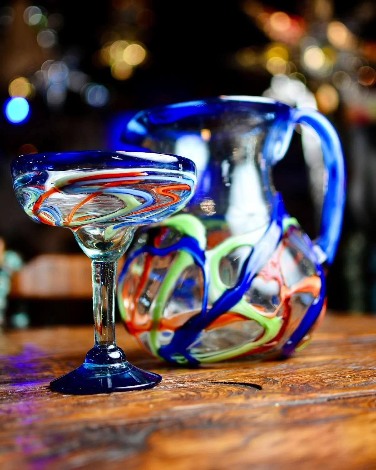 Mexicolor Margarita Pitcher & Glassware Set