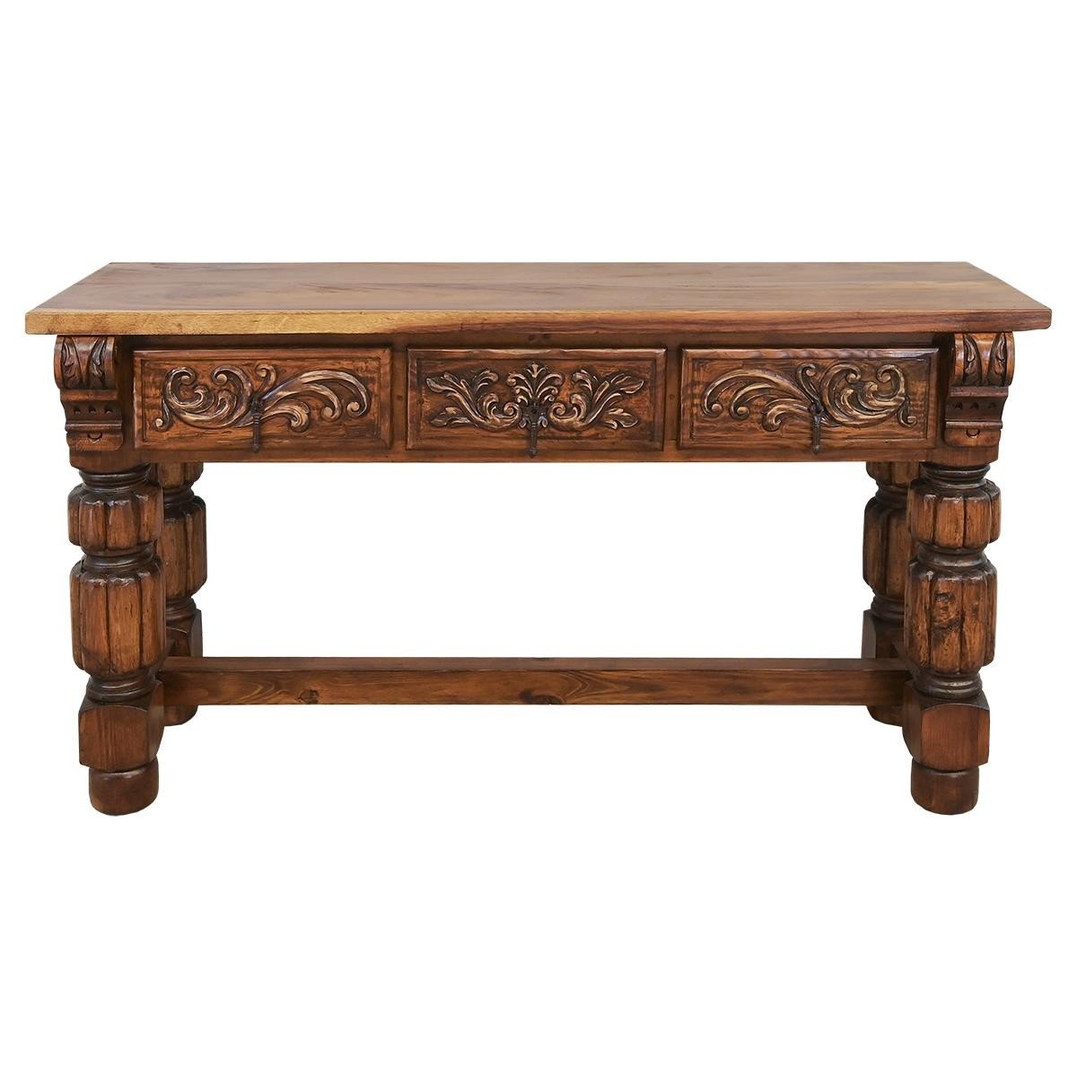 Chaparral Carved Sofa Table