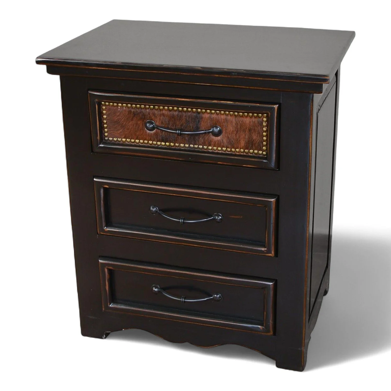 San Antonio Cowhide Nightstand