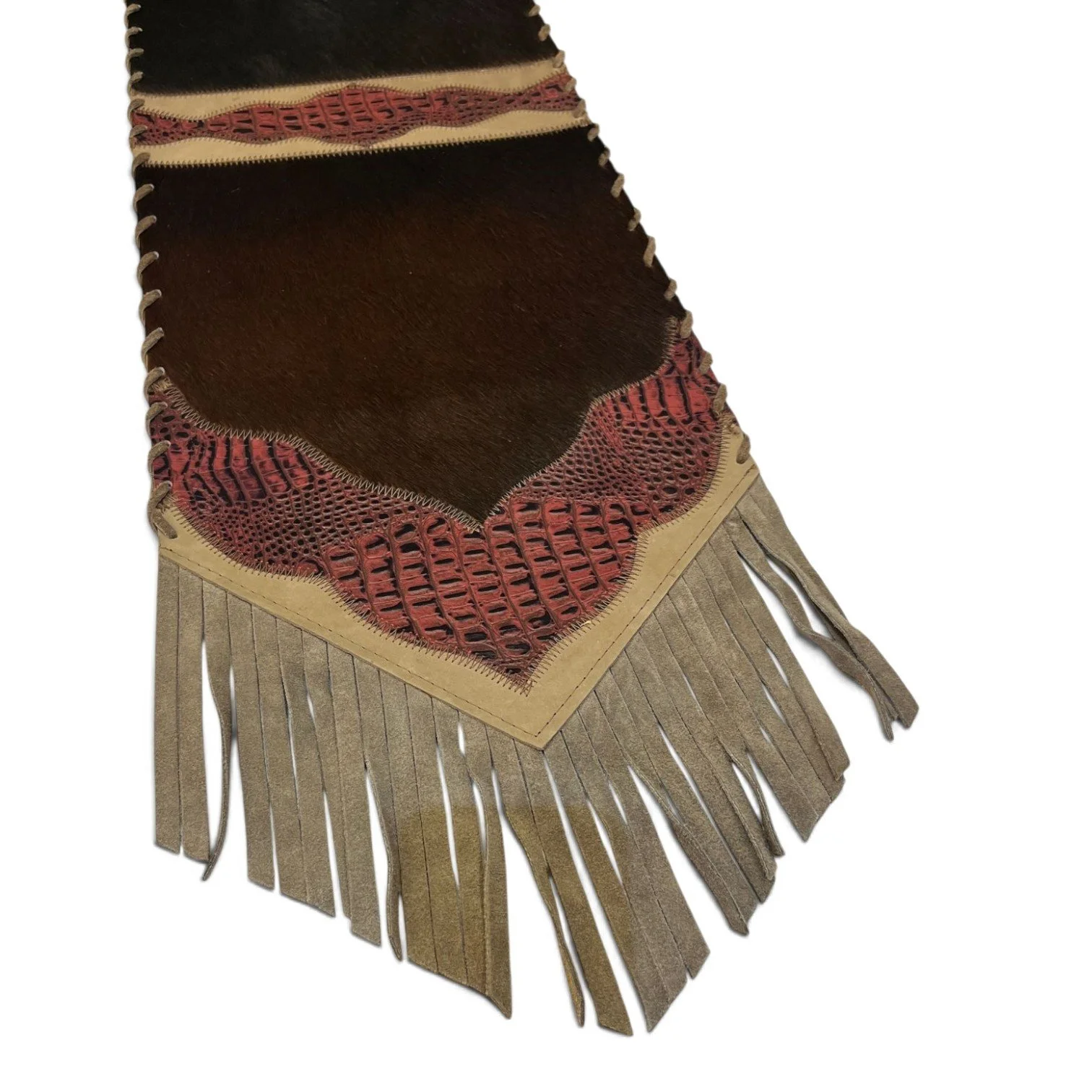 Brazilian Cowhide Runner – Six | Handmade Brazilian Leather & Cowhide Runner