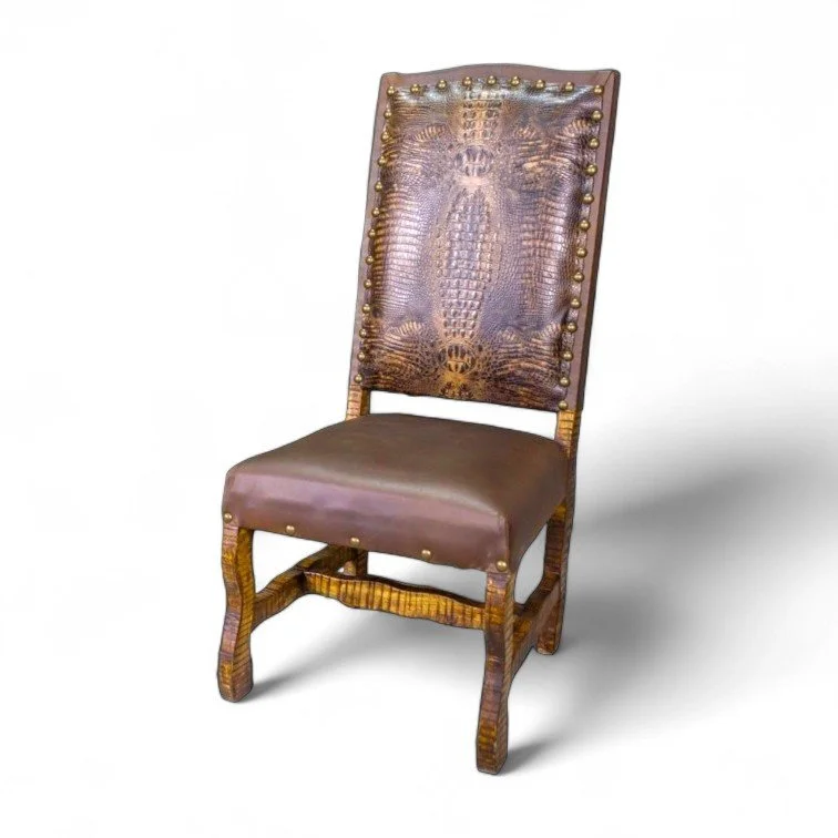 Especial de Texas Leather Dining Chair