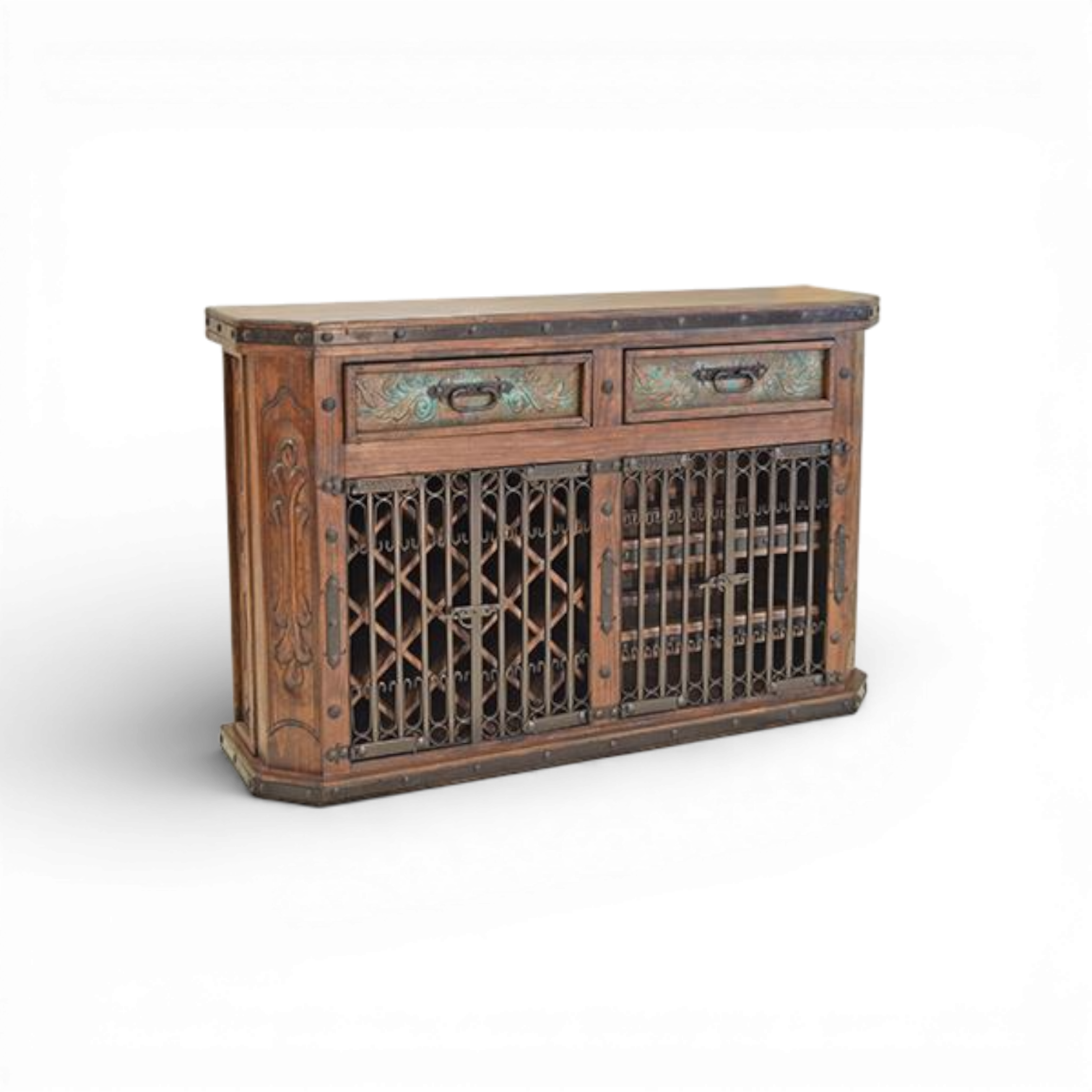 Latexo Copper Wine Cabinet