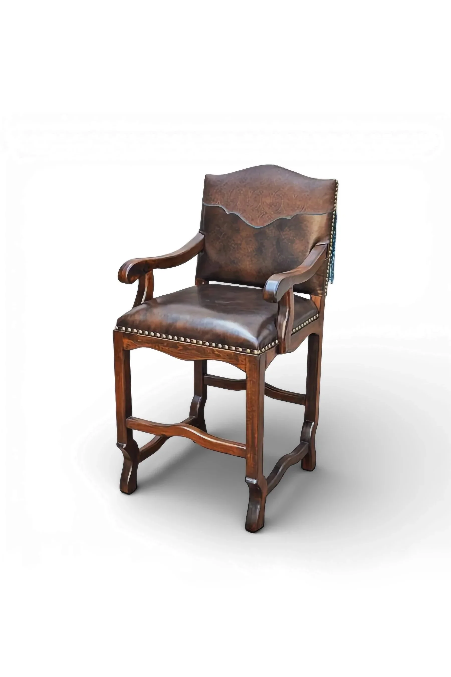 Ruidoso Leather Bar Stool