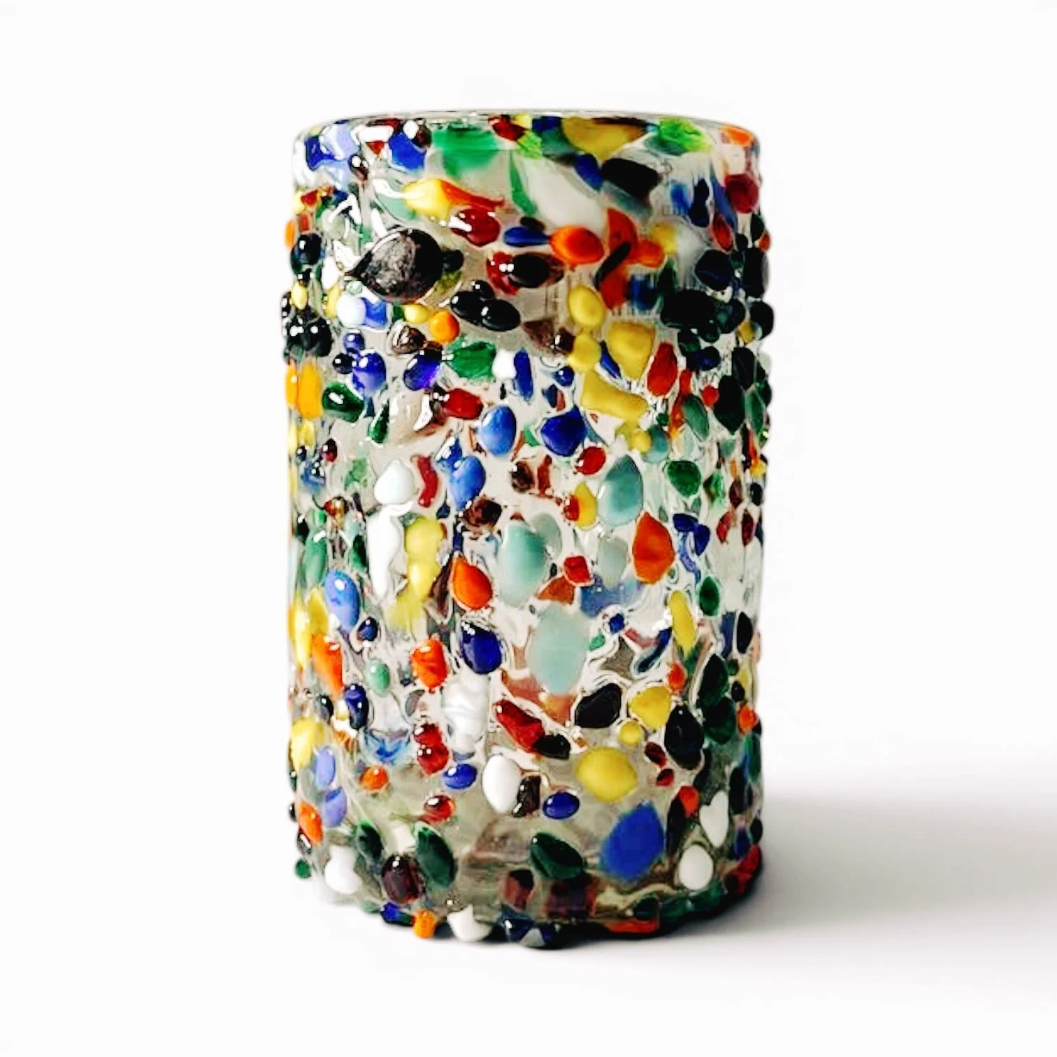 Guanajuato Tall Tumbler | Handmade Mexican Confetti Glass