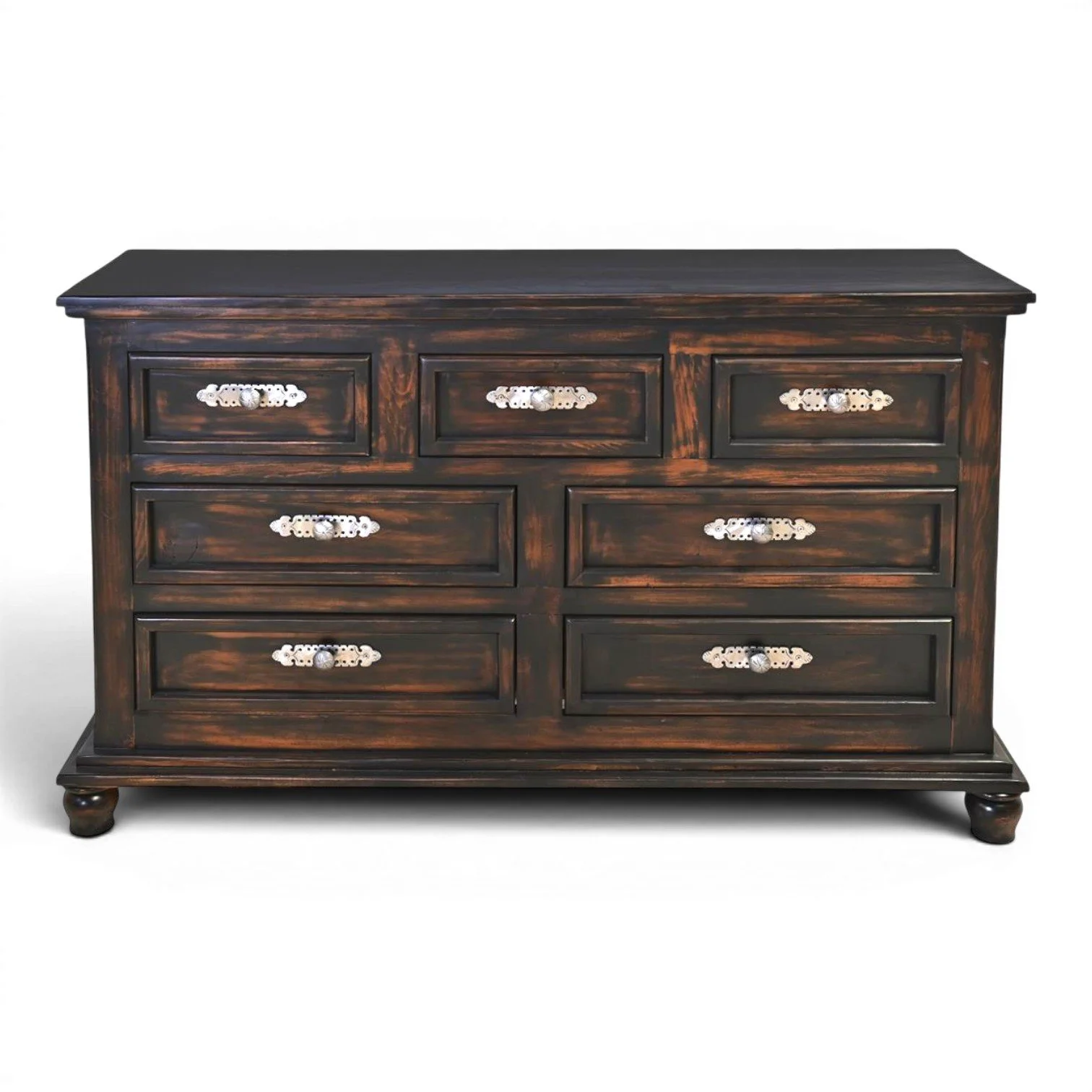 Arenas Negras Dresser | Handmade Mexican Black Wood Furniture