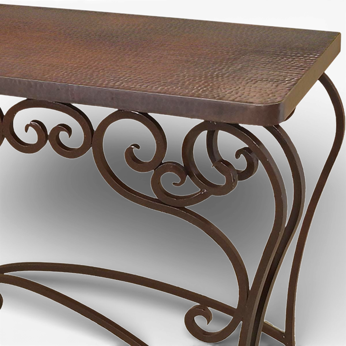 El Paso Copper Sofa Table – Otoño
