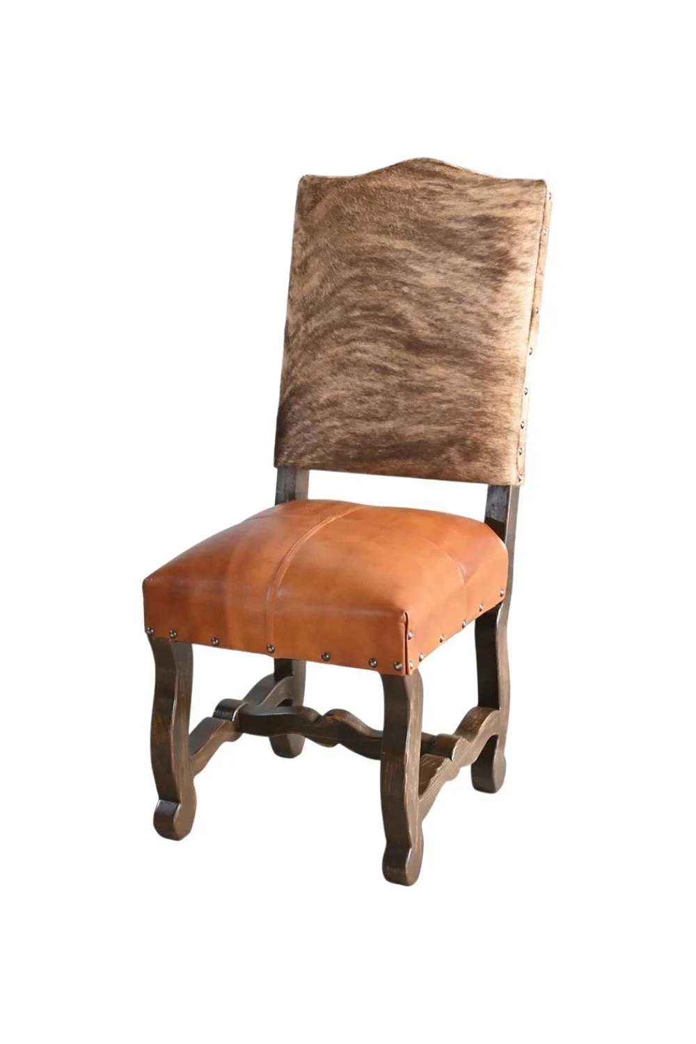 San Lucas Dining Chair - Terracotta & Cowhide