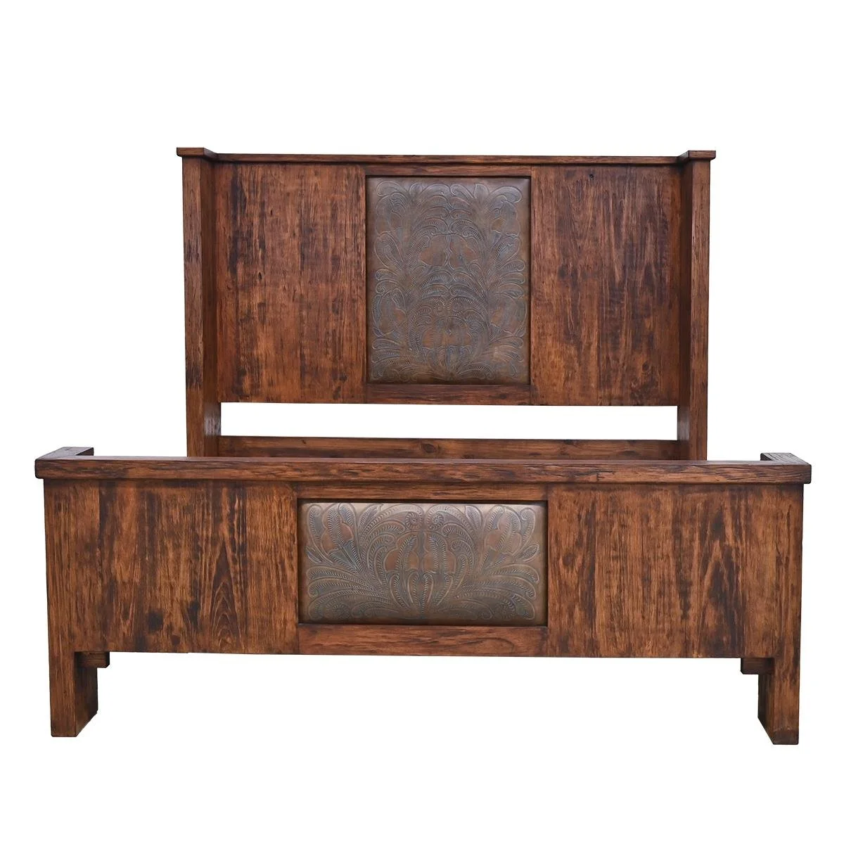 Gran Pais Tooled Leather King Bed