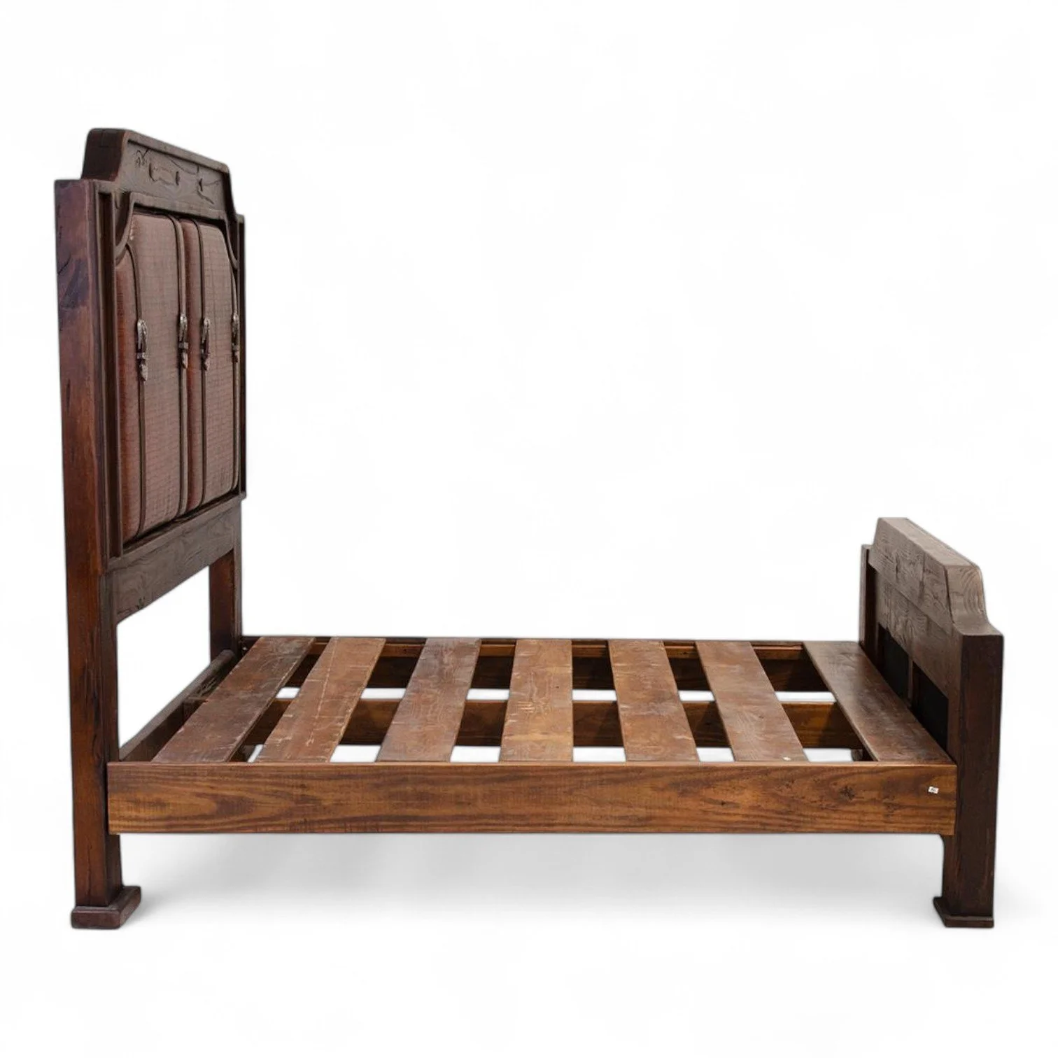 Todos Santos Croc Print Leather Bed