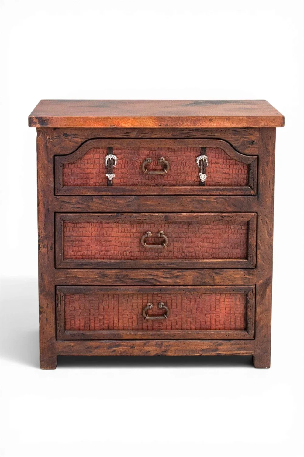 Todos Santos Croc Print Nightstand