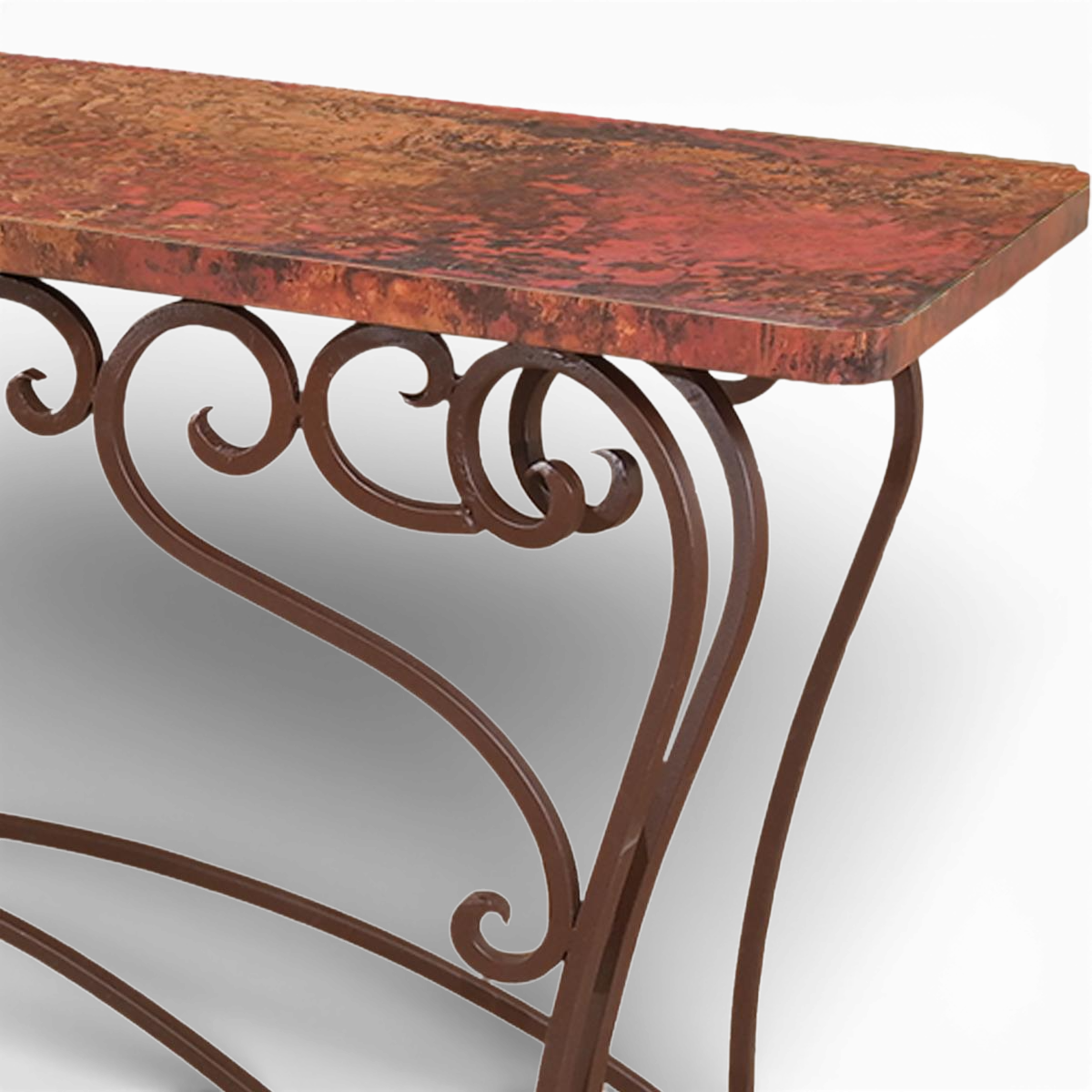 El Paso Copper Sofa Table - Natural
