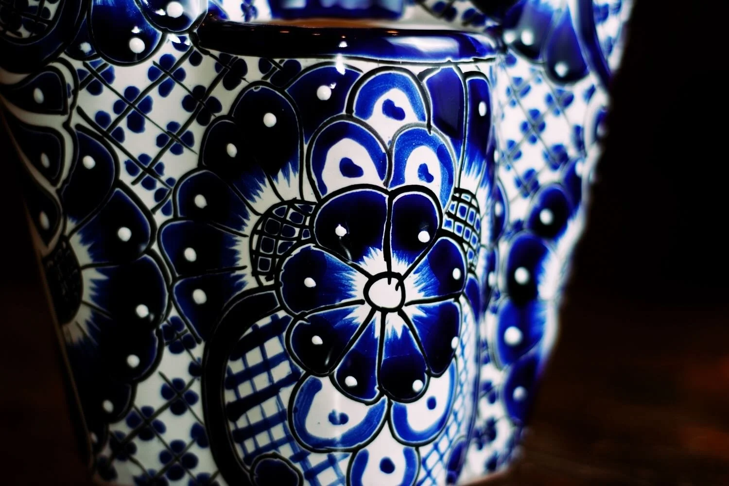 Authentic Talavera Utensil Holder