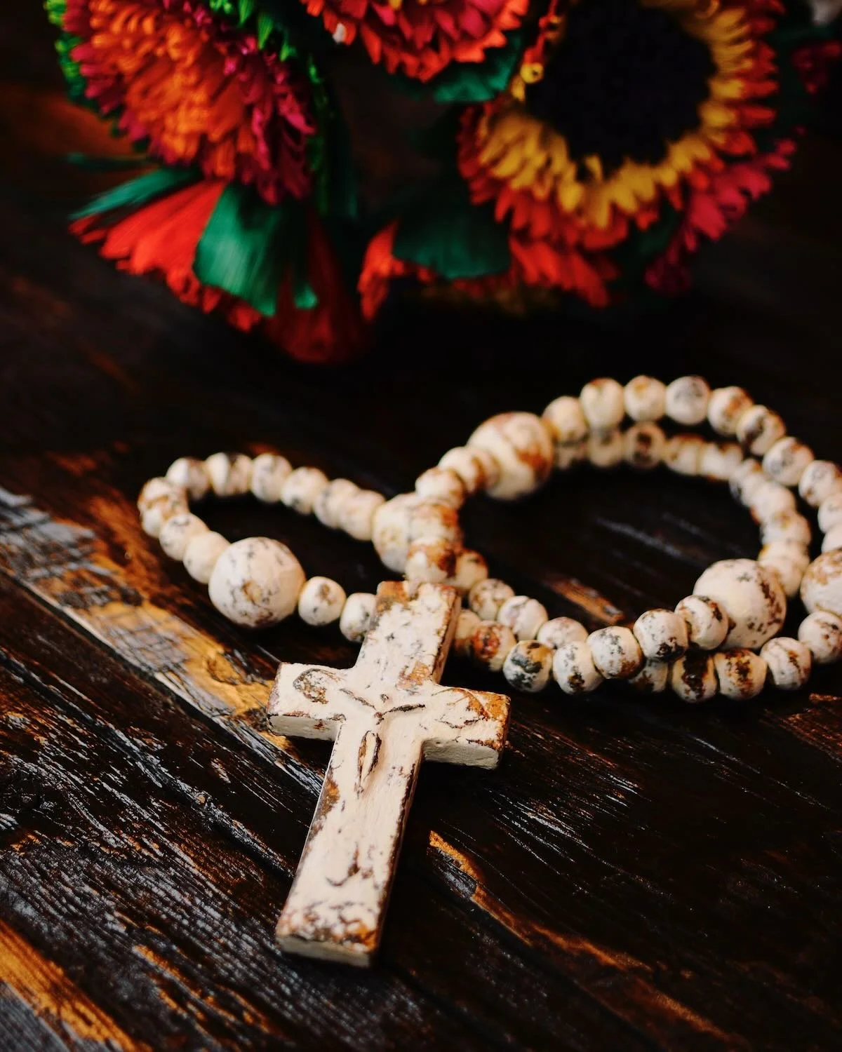 Small Cream CCJ Rosary