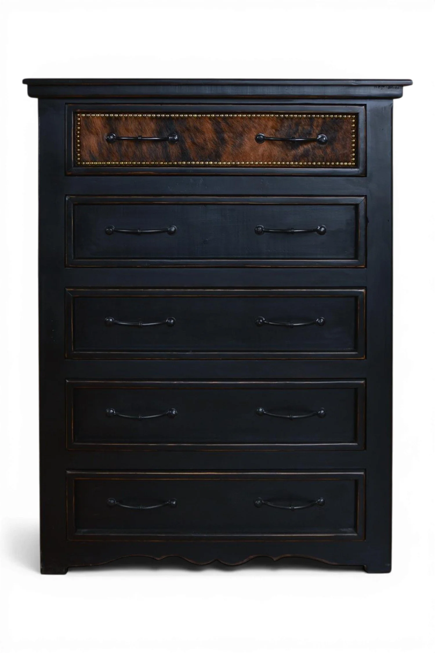 San Antonio Brindle Cowhide Chest