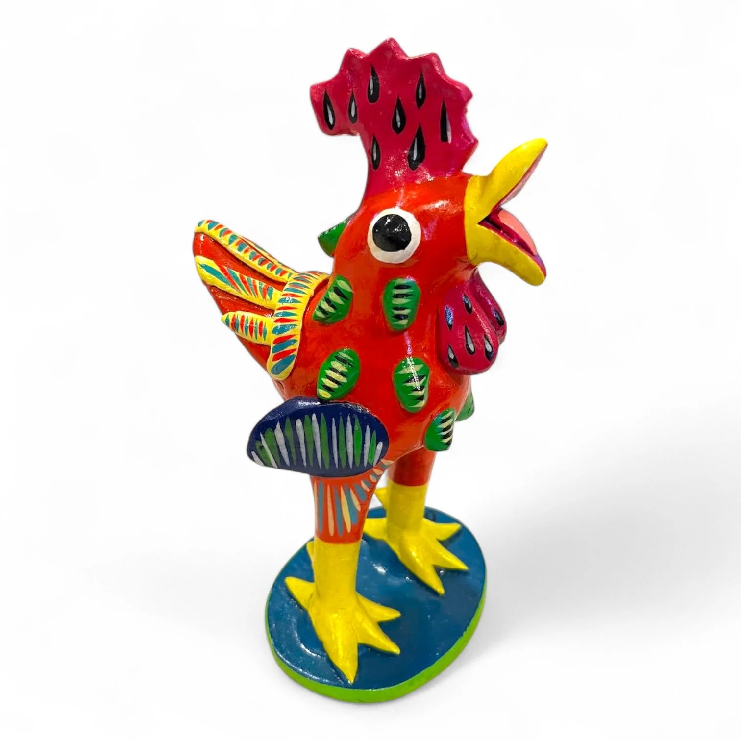 Gerardo Ortega Rooster - Artist Signed - Red