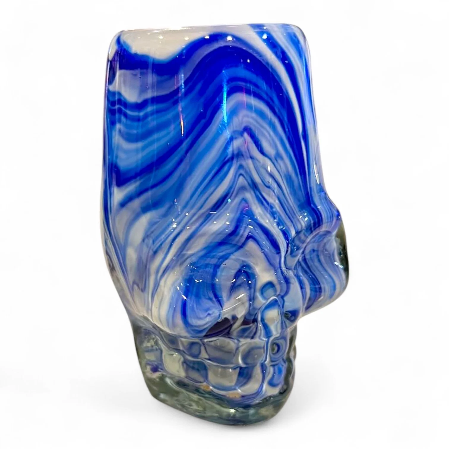 Blue Skull Shot Glass