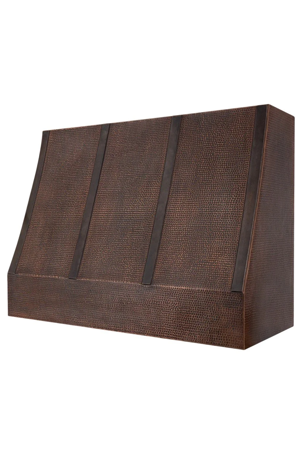 Guadalajara 48" Hammered Copper Range Hood - 735 CFM