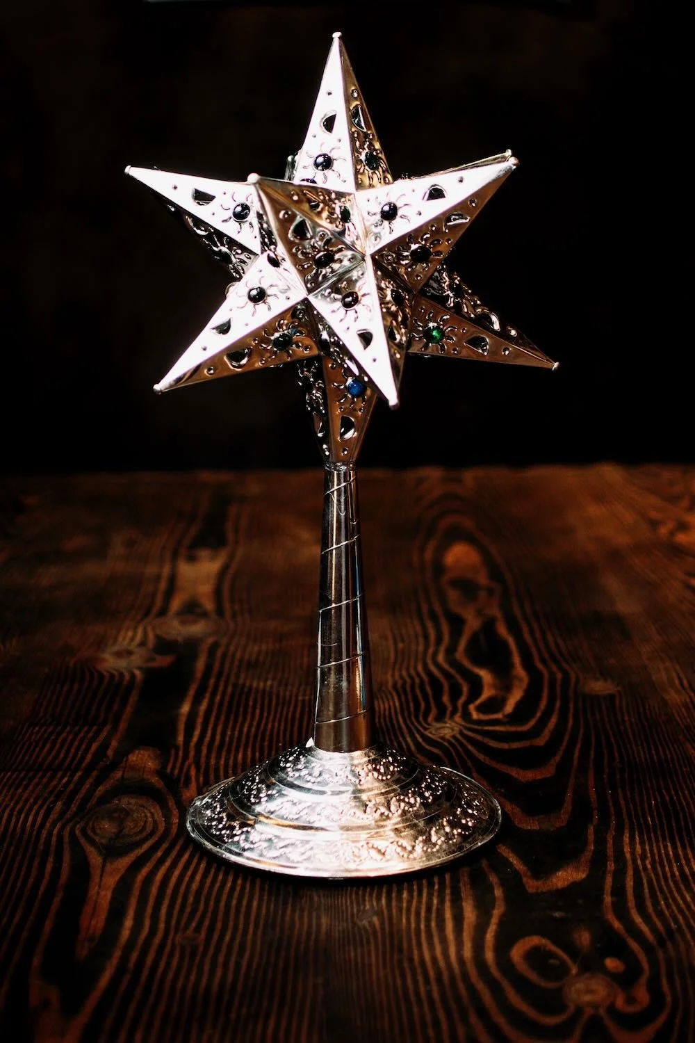 Standing Estrella Lamp - Plata