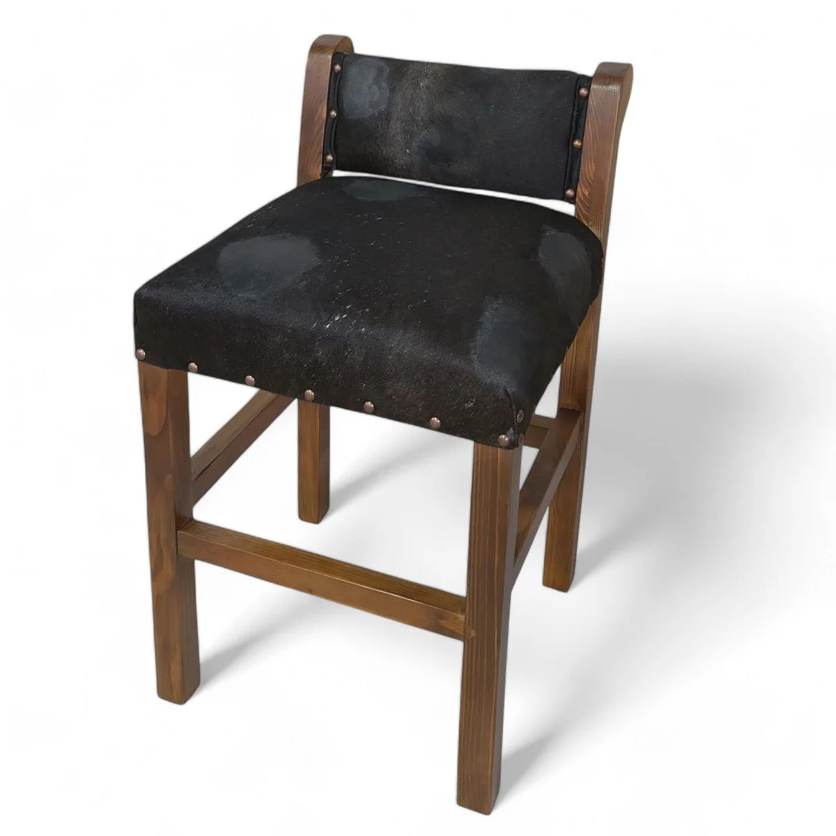 Sterling City Cowhide Counter Barstool