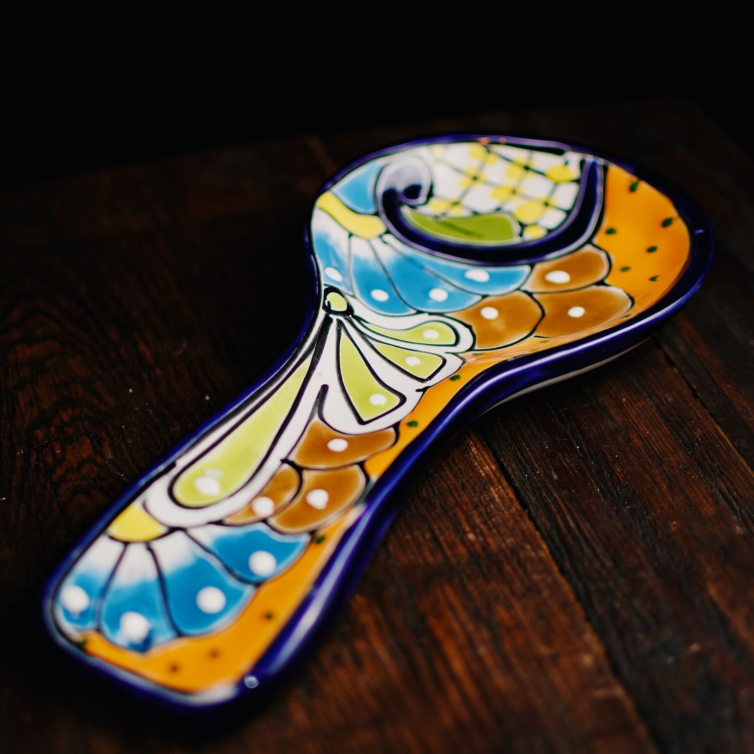 Colorful Talavera Spoon Rest 2