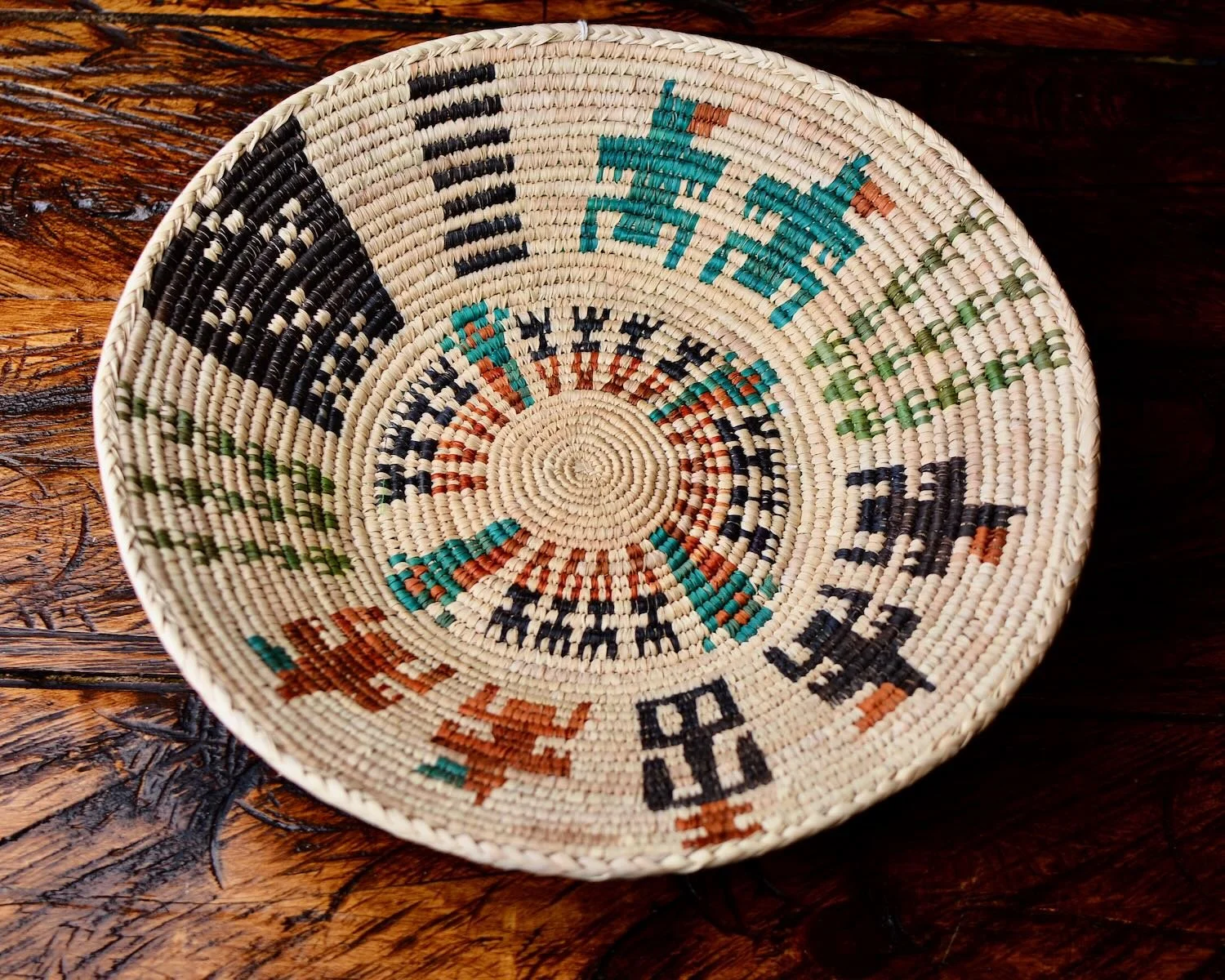 Southwest Style Hand Woven Basket - Ten