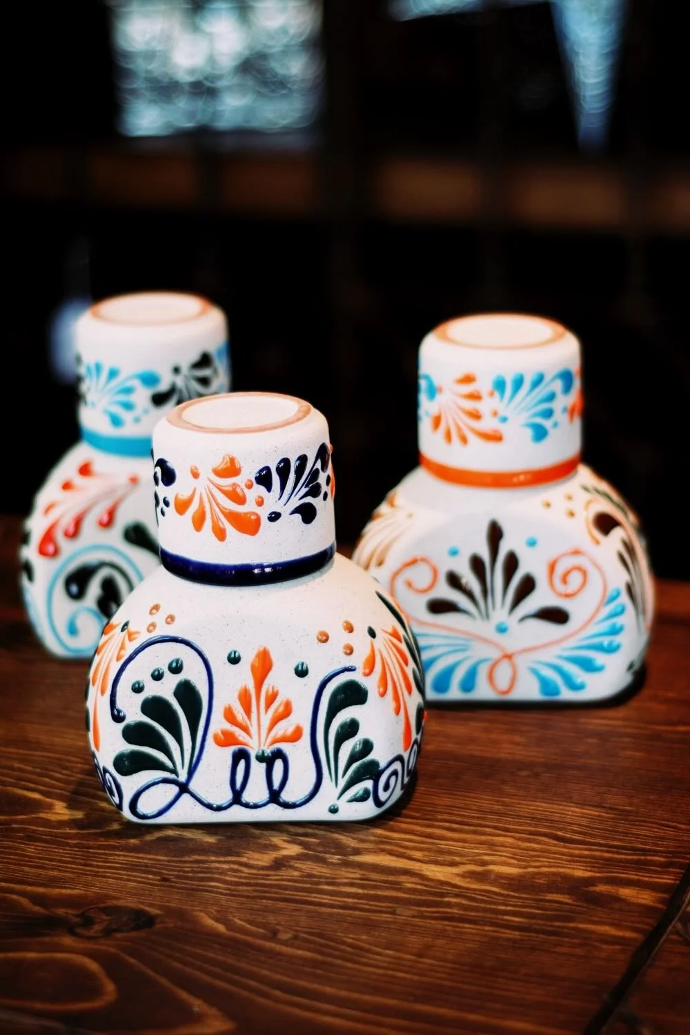 Stone Tequila Bottle with Cup