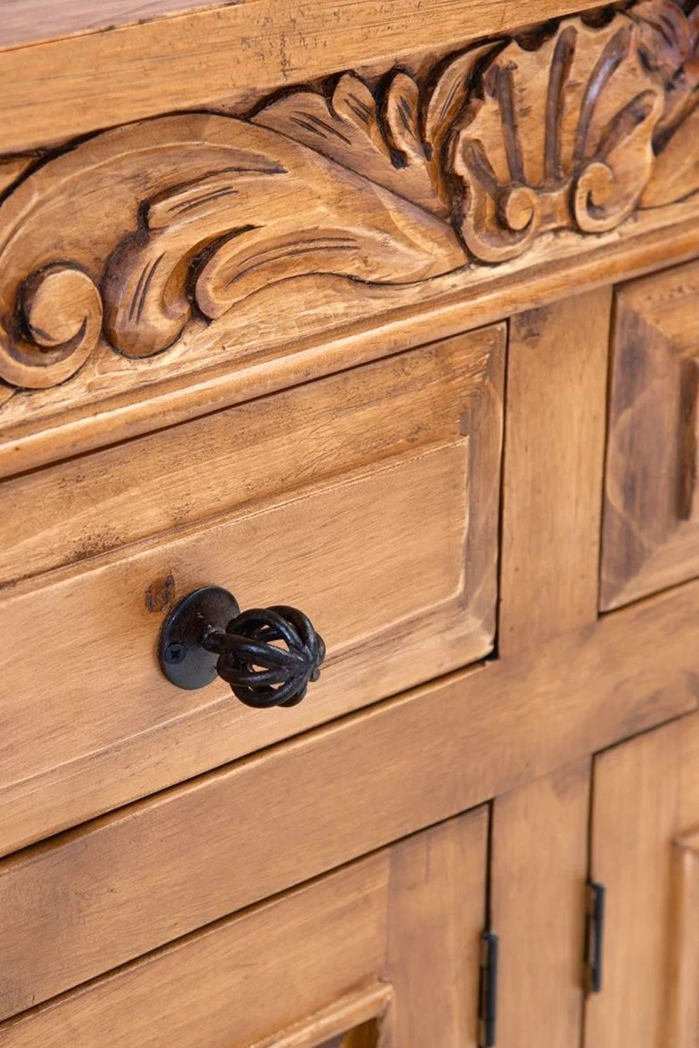 Las Cuevas Hand Carved Buffet Especial Light – Rustic Buffet