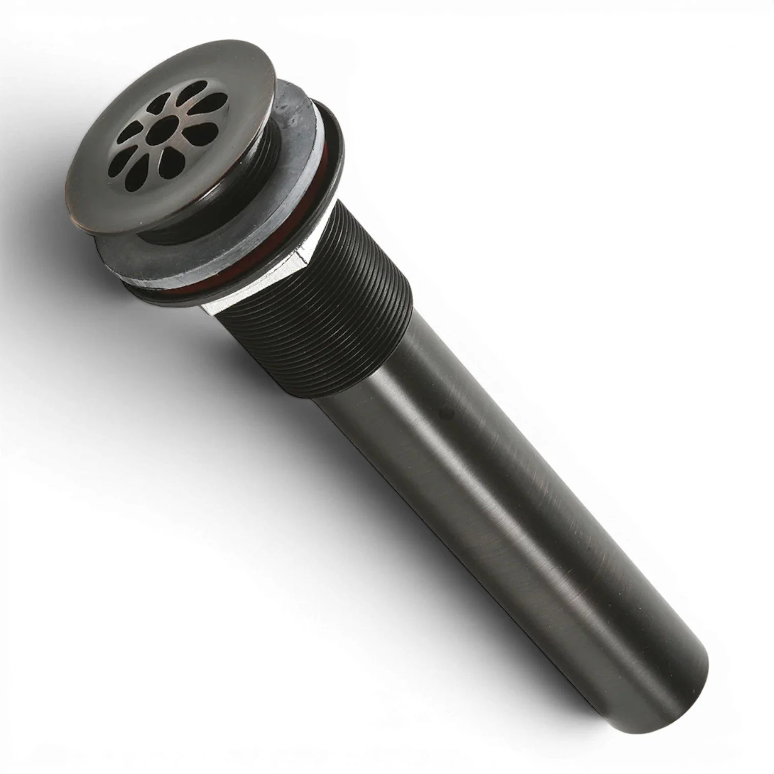 1.5" Non-Overflow Teardrop Grid Bathroom Sink Drain | Solid Brasw