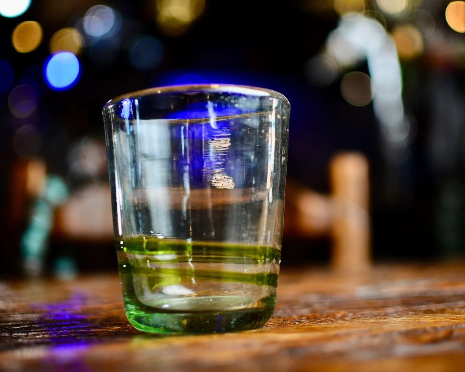 Lime Serpentine Glass 4 Set