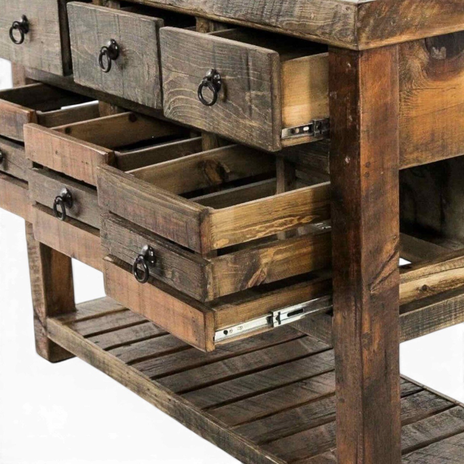 Bring rustic warmth and artisan craftsmanship to your kitchen with the Big Tex Kitchen Island. Handmade in Mexico
