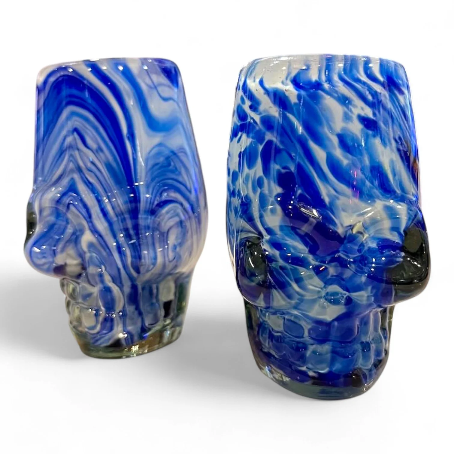 Blue Skull Shot Glass
