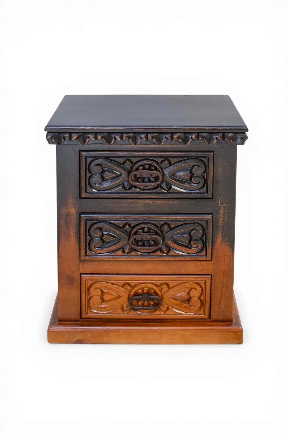 Oaxaca Ombre Carved Nightstand