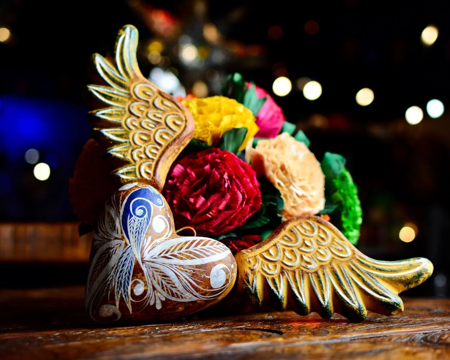 Angelic Sacred Heart with Wings