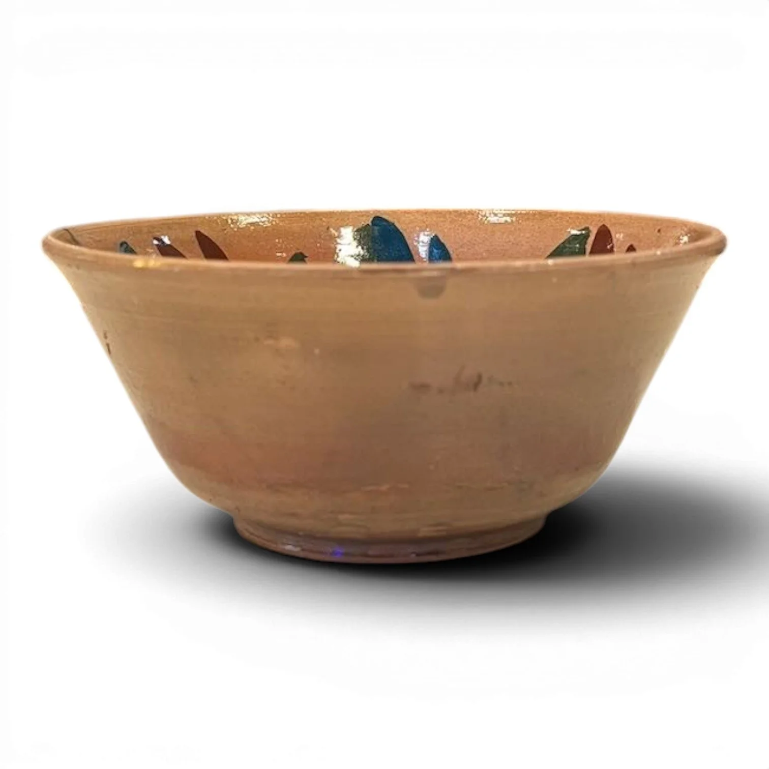Handmade Clay Oaxaca Large Bowl featuring authentic Mexican pottery craftsmanship and artisan detailing.