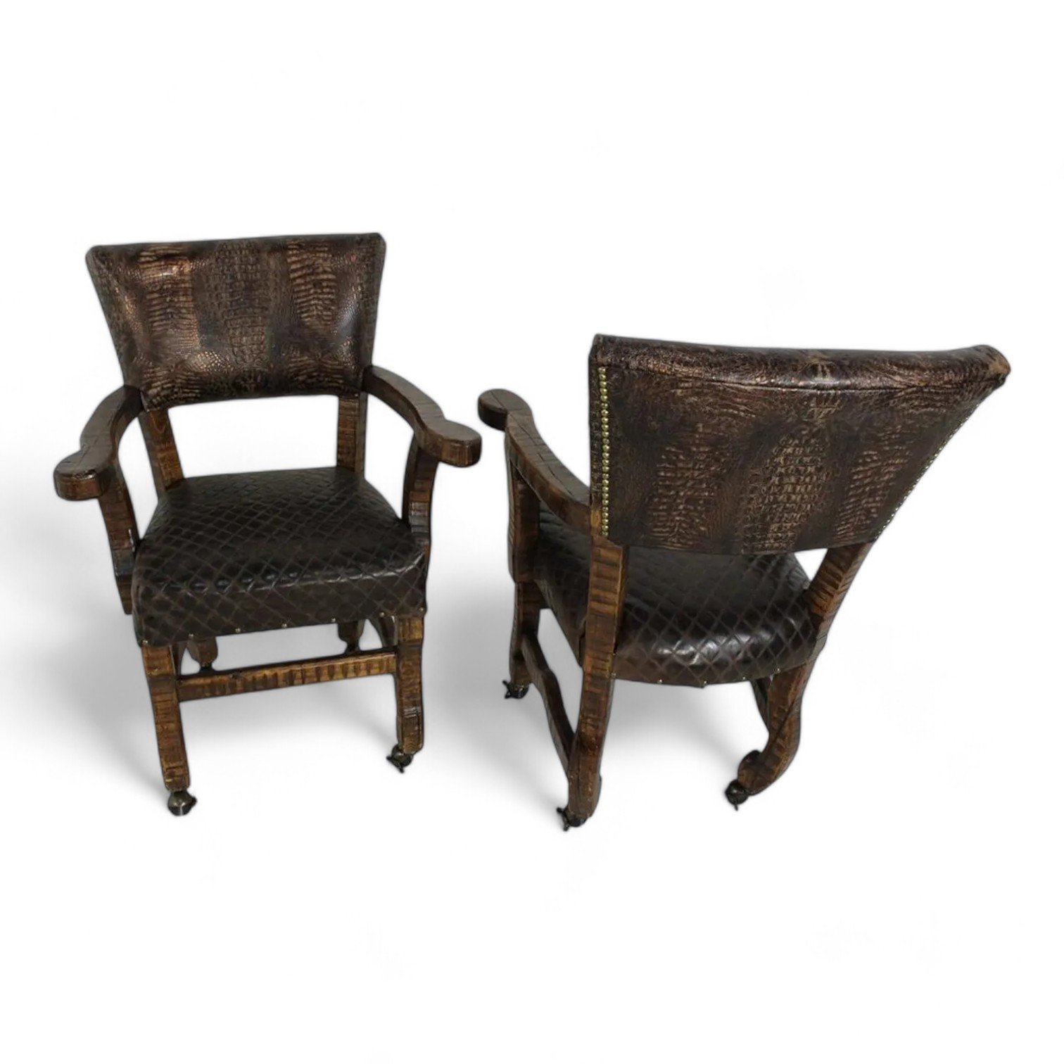 Magdalena Leather Poker Game Chair
