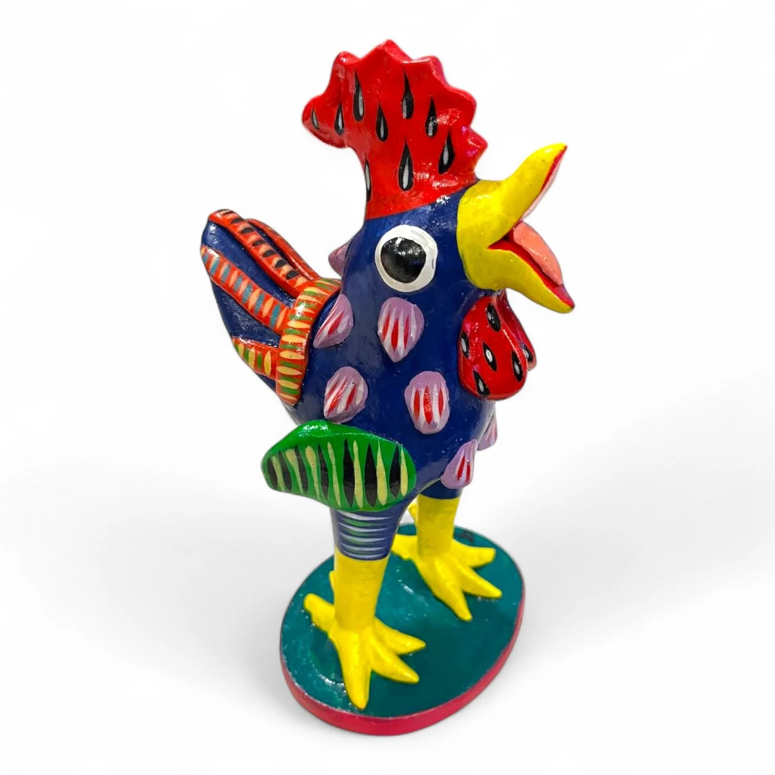 Gerardo Ortega Rooster - Artist Signed - Blue