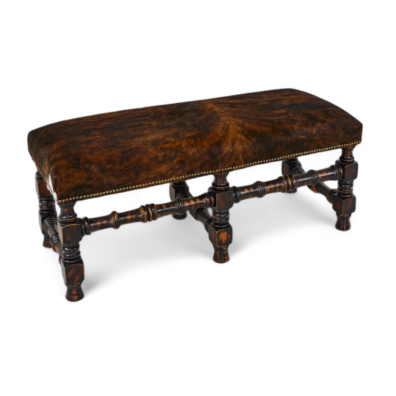 San Felipe Cowhide Bench