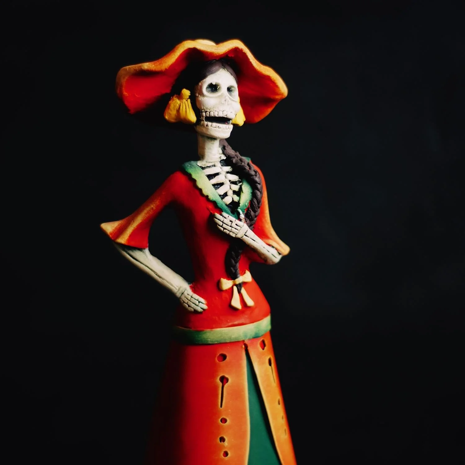 Metal Catrina Doll