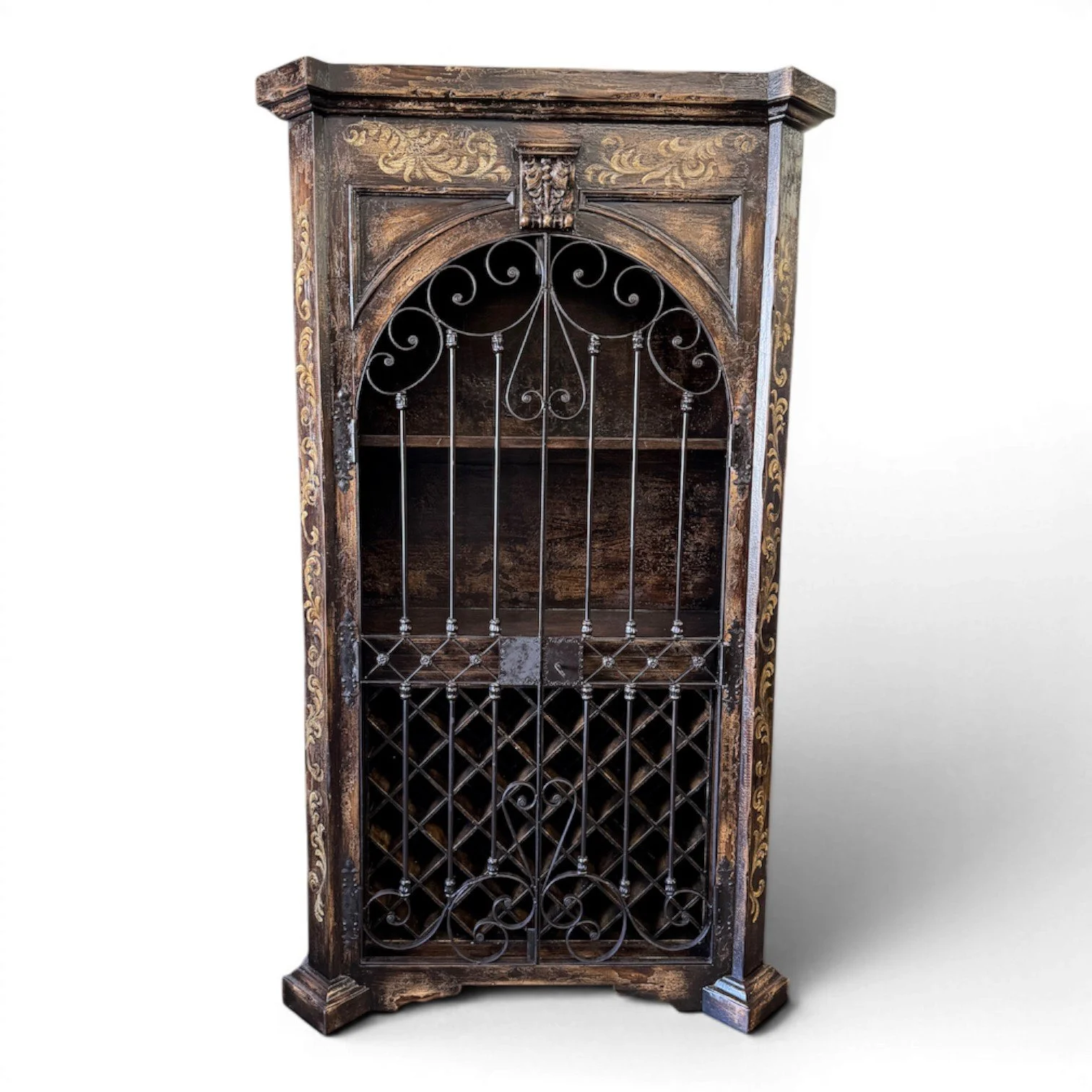 Esperanza Wine Cabinet | Bar Wine Cabinet & Rustic Wine Rack