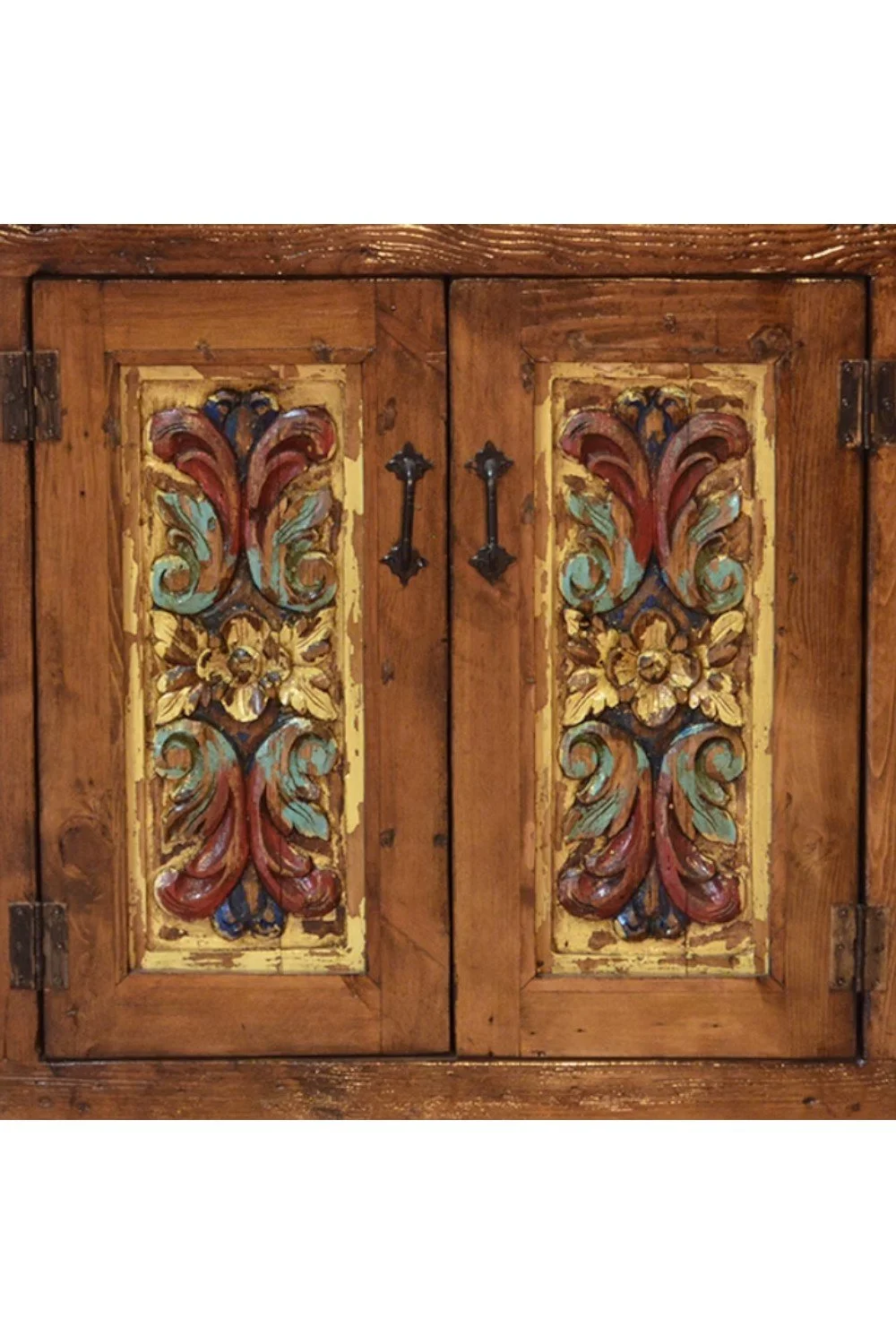 Palmillas Console – Handmade Mexican Hand-Carved Storage Console