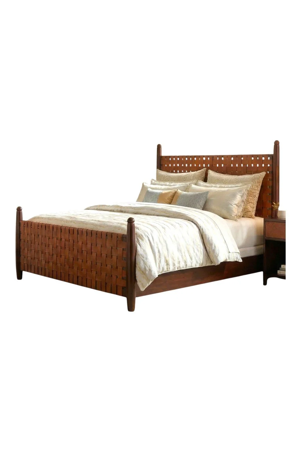 Marisol Leather King Bed