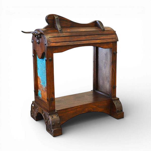 Villa de Ramos Turquoise Copper Saddle Stand